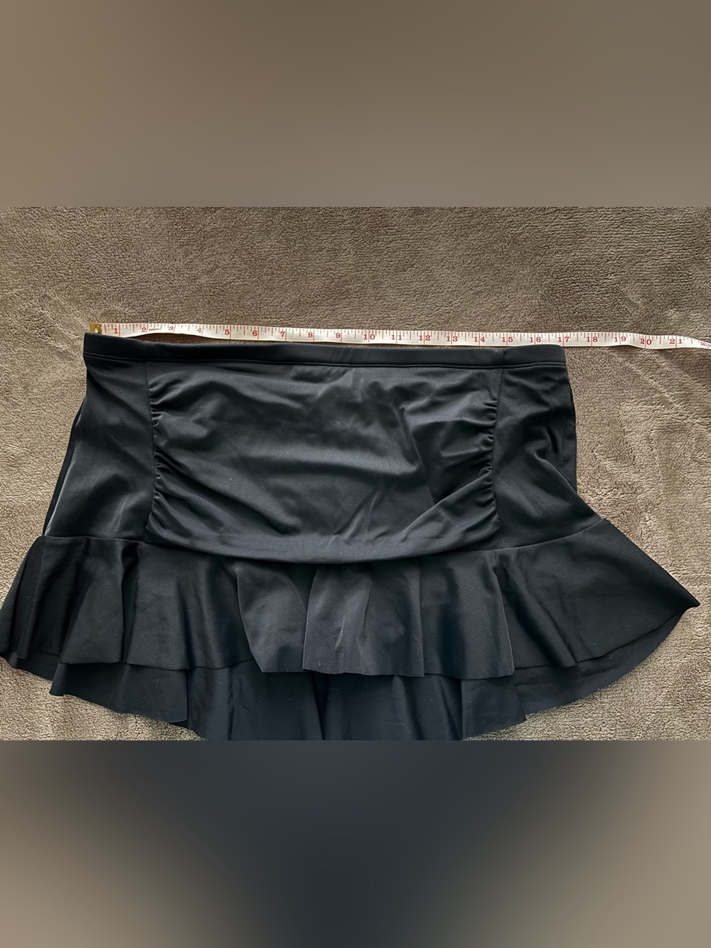 Athleta Black Ruffle Swim Skirt - Picture 5 of 6